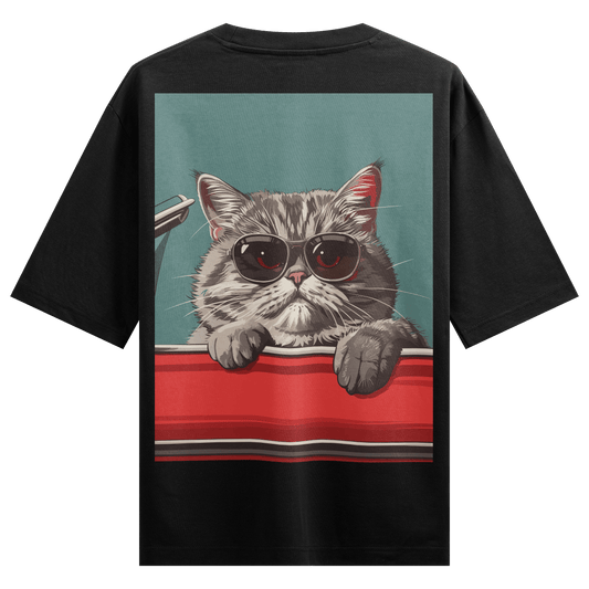 Prdgy Rahis Cat Back Oversized T-Shirt - PRDGY