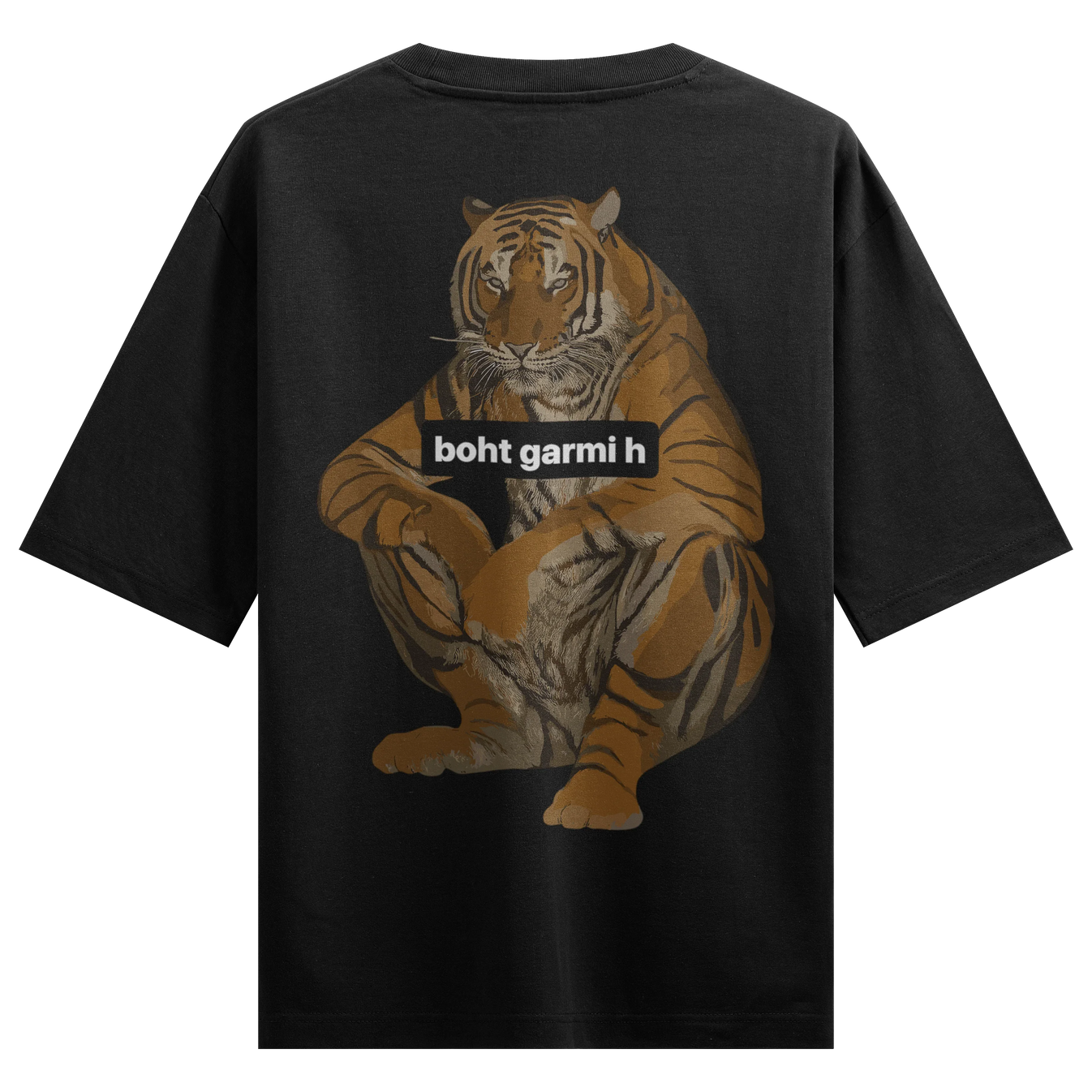 Boht Garmi H artwork on PRDGY oversized t-shirt