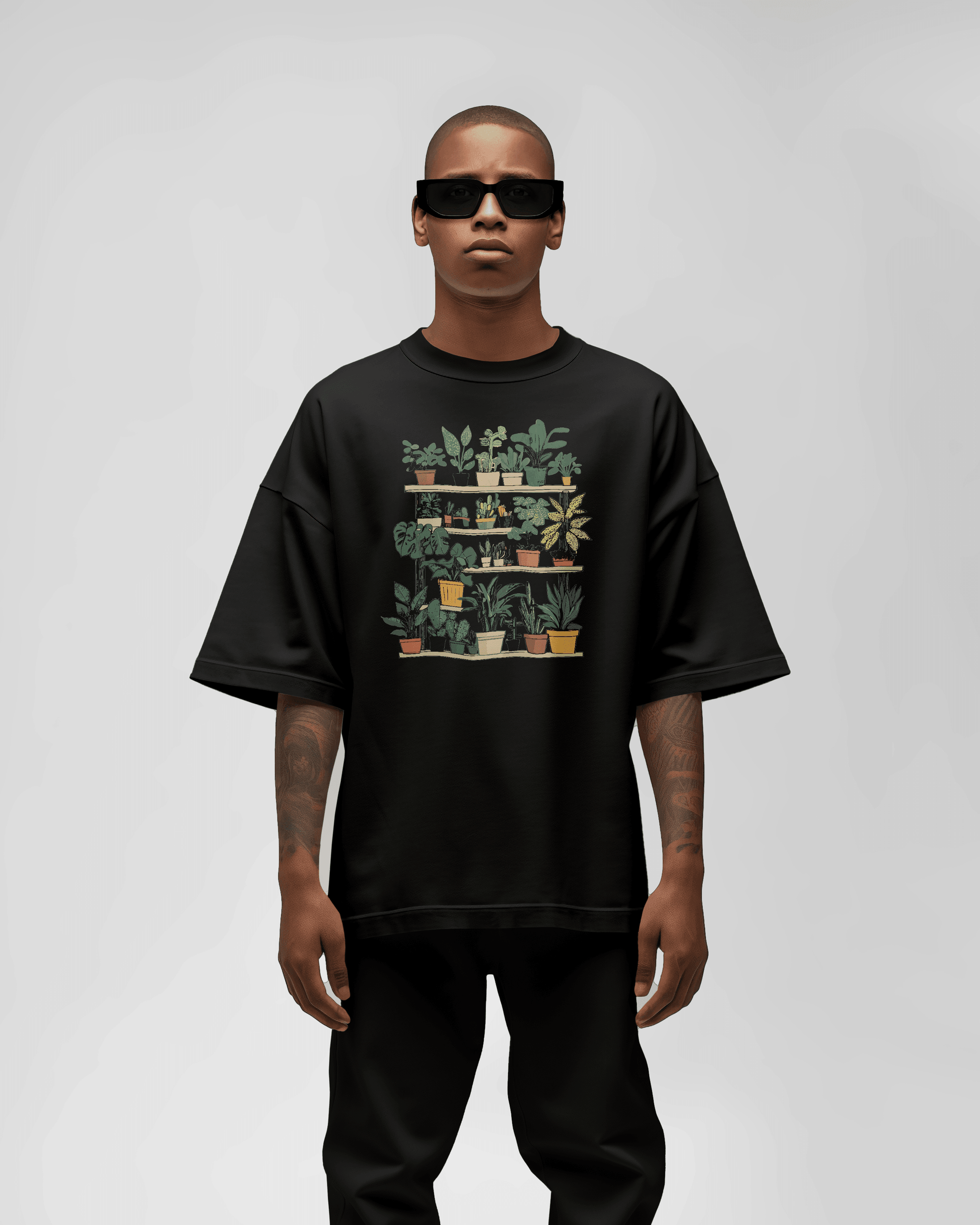 Prdgy ROOTED CHAOS Front Oversized T-Shirt - PRDGY