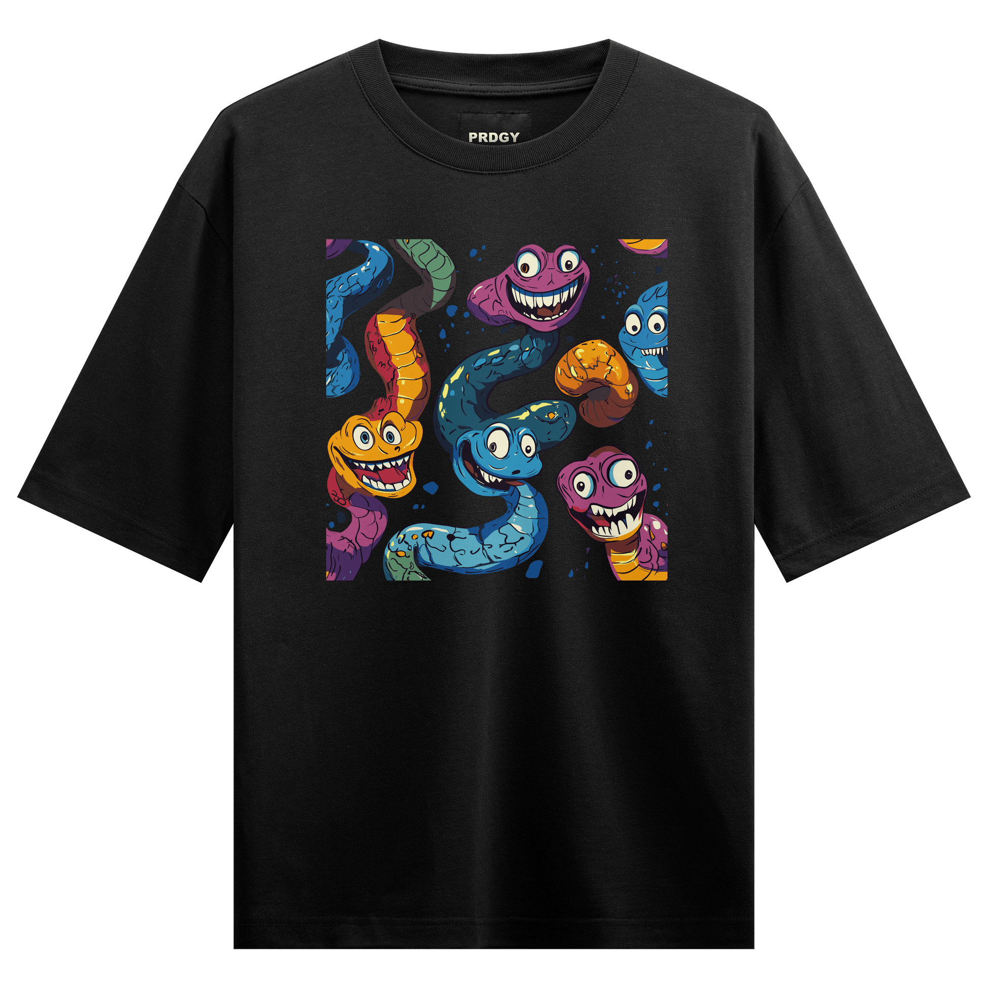 Prdgy Saanp Dosti Front Oversized T-Shirt - PRDGY