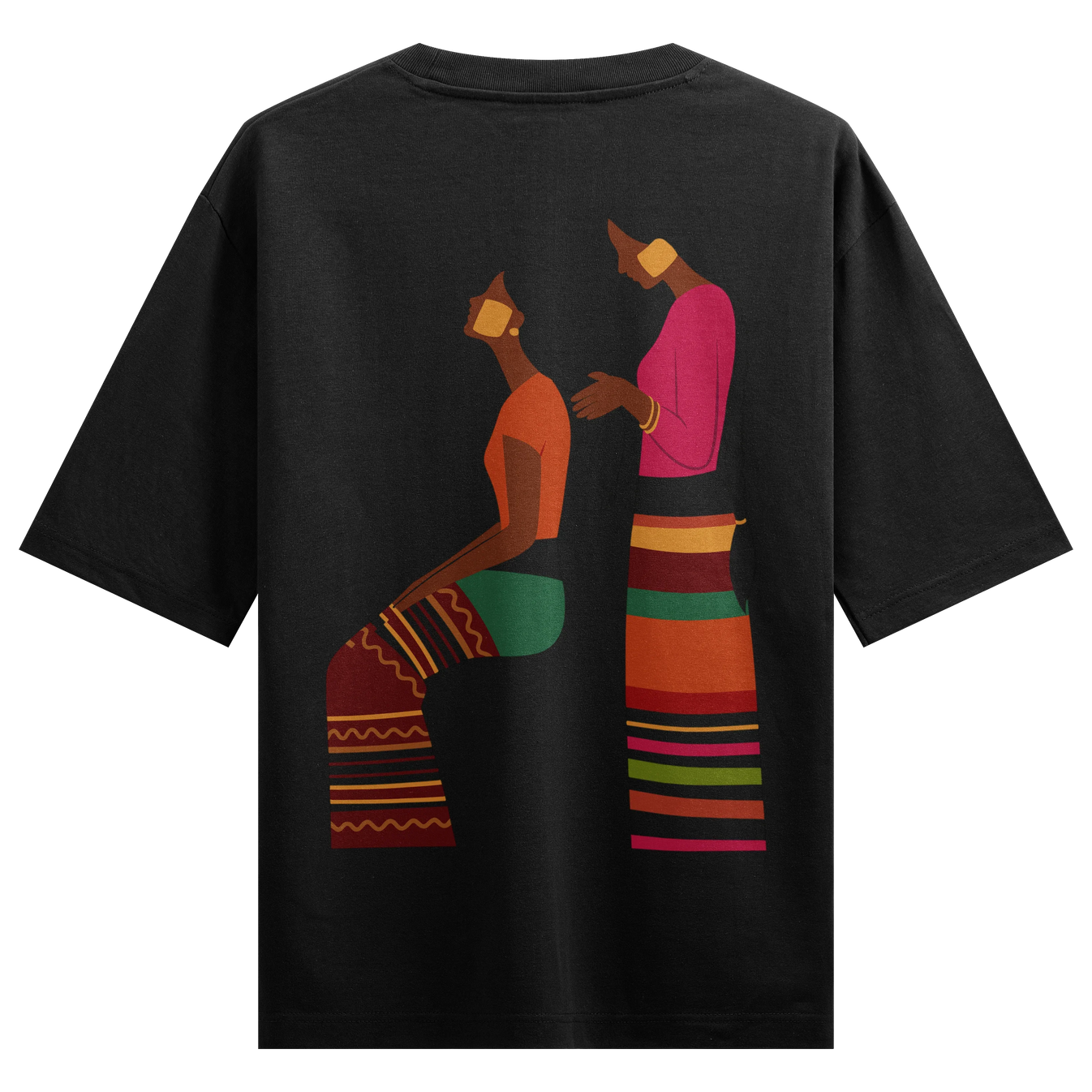 African Women artwork on PRDGY oversized t-shirt