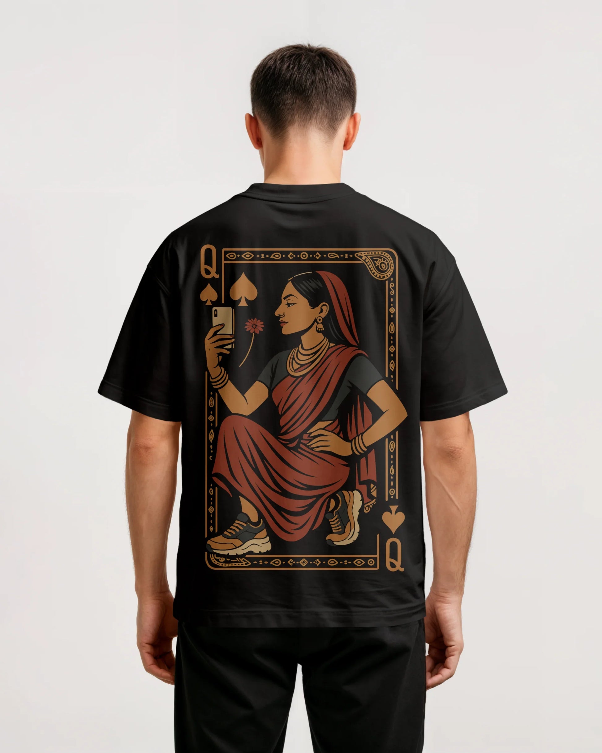 Prdgy Saree Not Sorry Oversized Tshirt - PRDGY