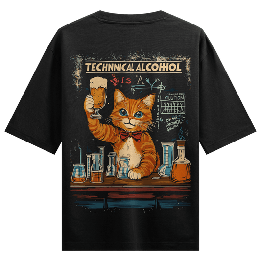 Prdgy Scientific Billa Back Oversized T-Shirt - PRDGY