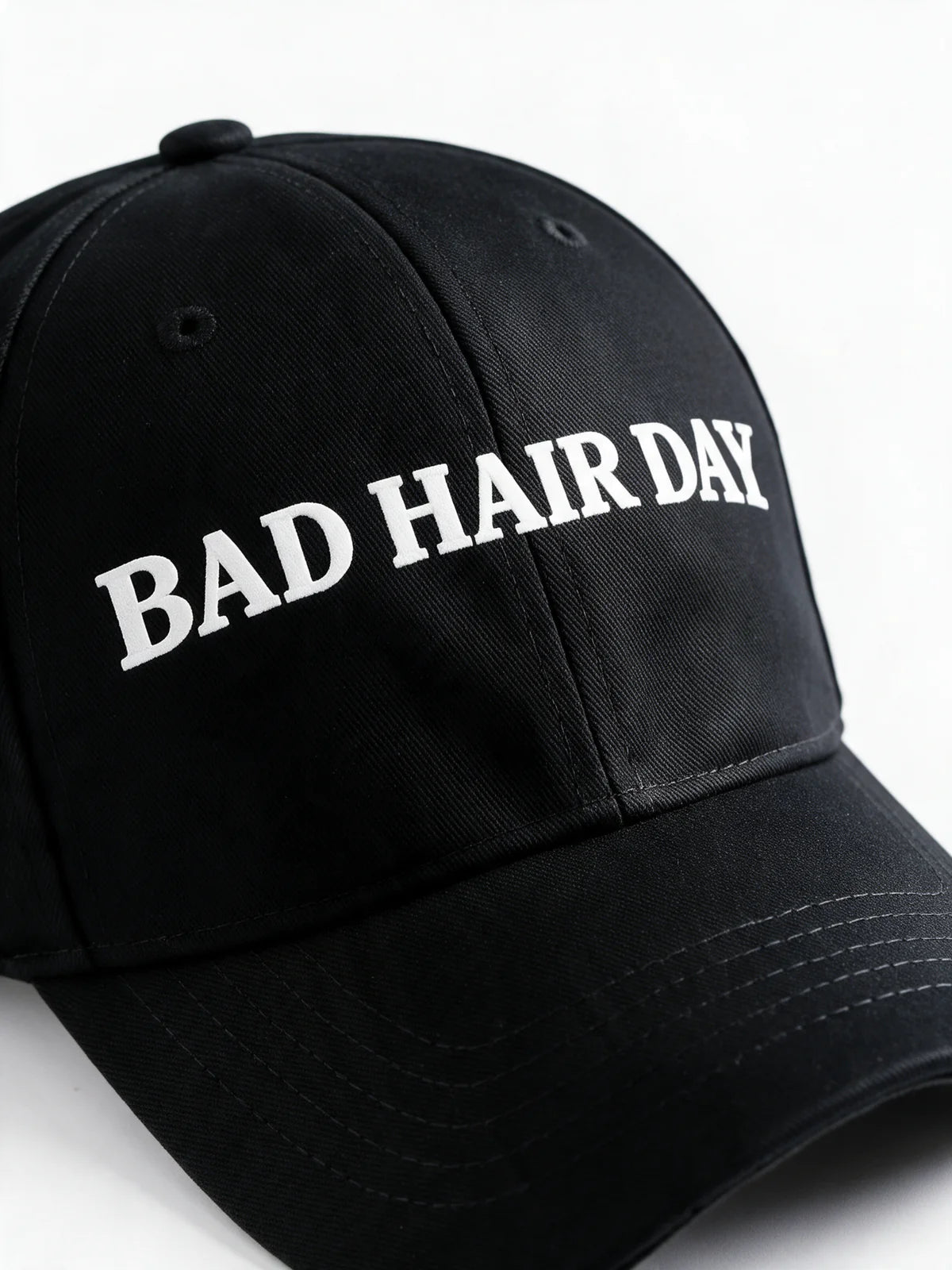 PRDGY Bad Hair Day Cap — print and fabric detail