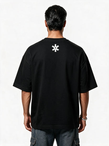 PRDGY Shiva Divine Oversized T-shirt — back view of T-shirt