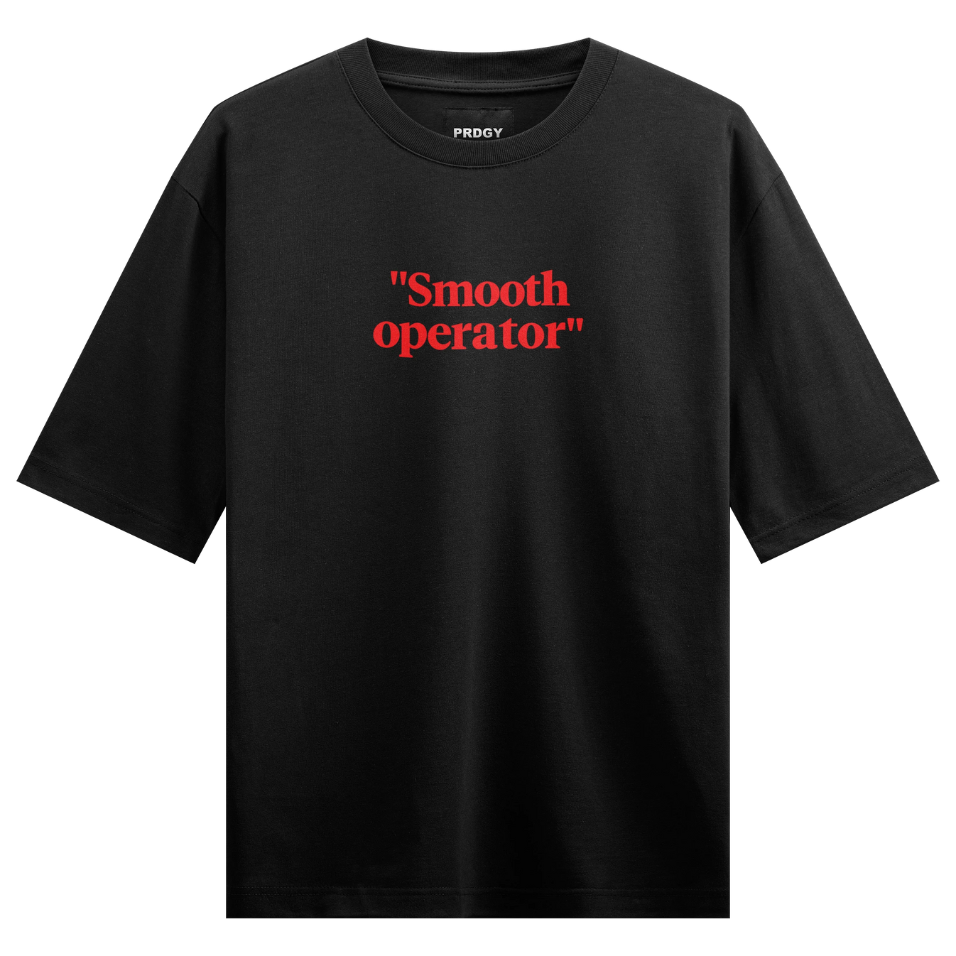 Smooth Operator artwork on PRDGY oversized t-shirt