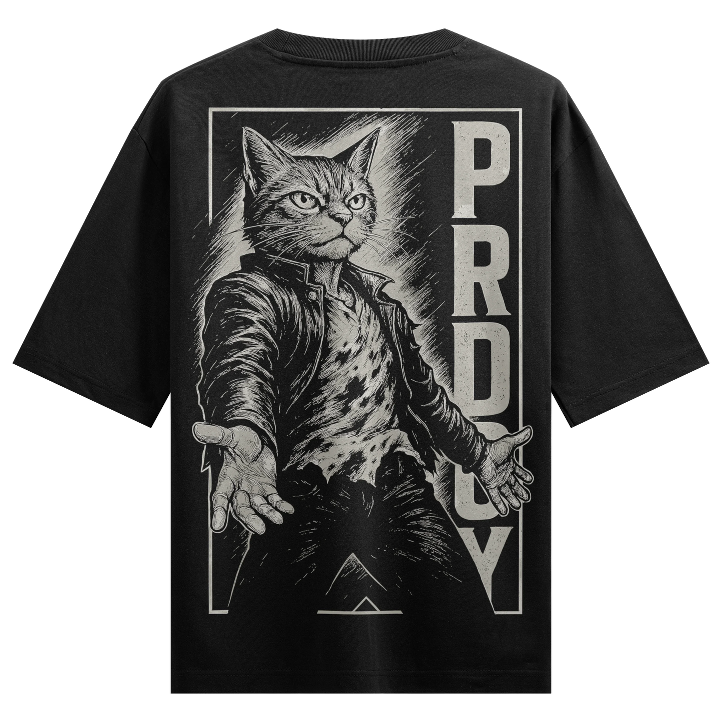 PRDGY SRK Cat Oversized T-Shirt - PRDGY