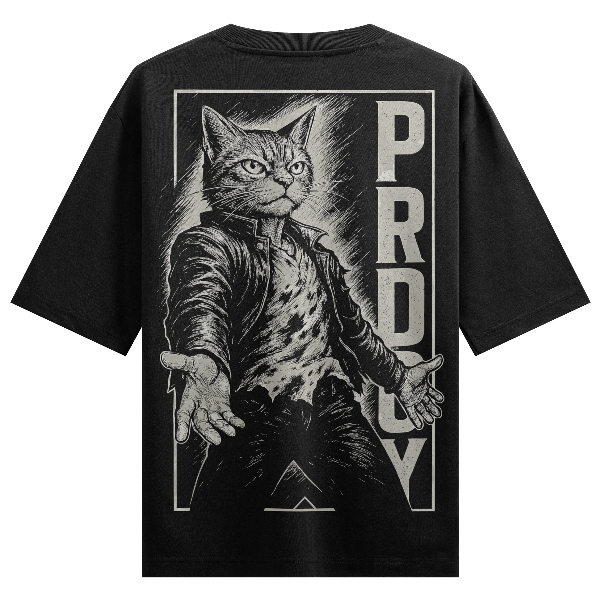 PRDGY SRK Cat Oversized T-Shirt - PRDGY