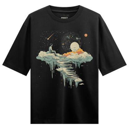Prdgy STAIRWAY TO NOWHERE Front Oversized T-Shirt - PRDGY