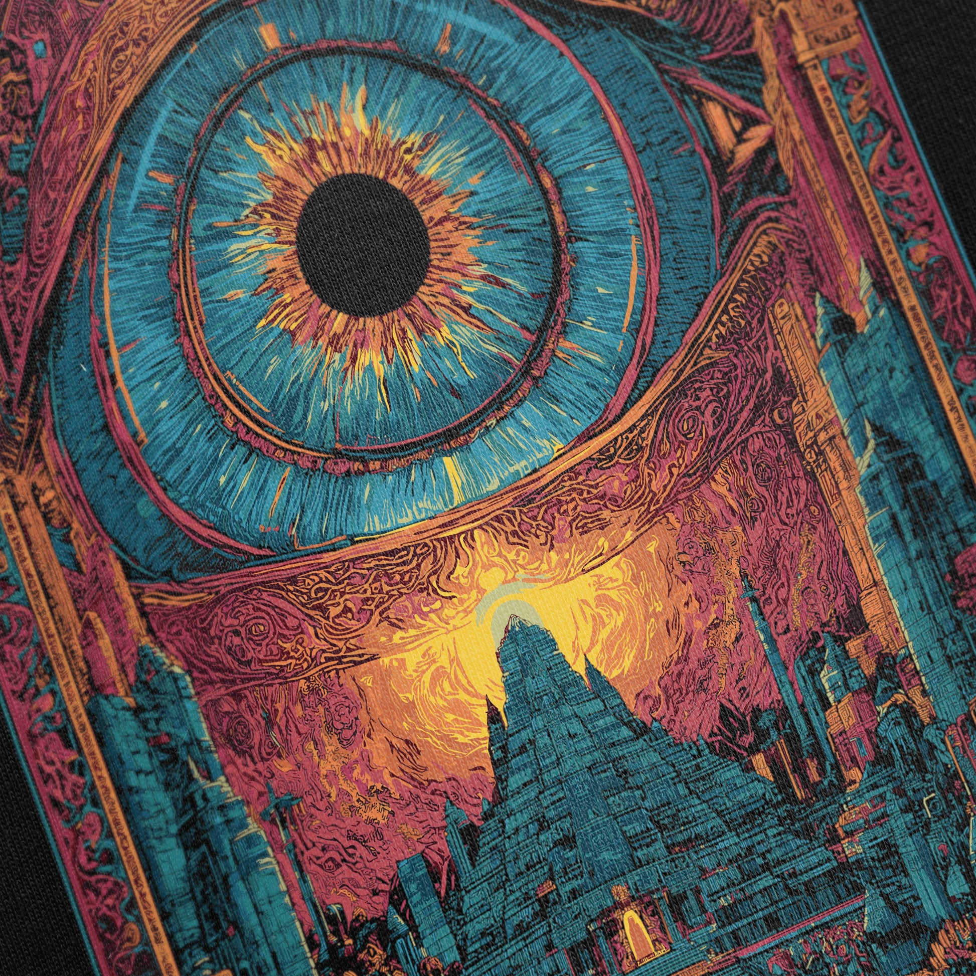 PRDGY Temple of Trance Oversized T-Shirt - PRDGY