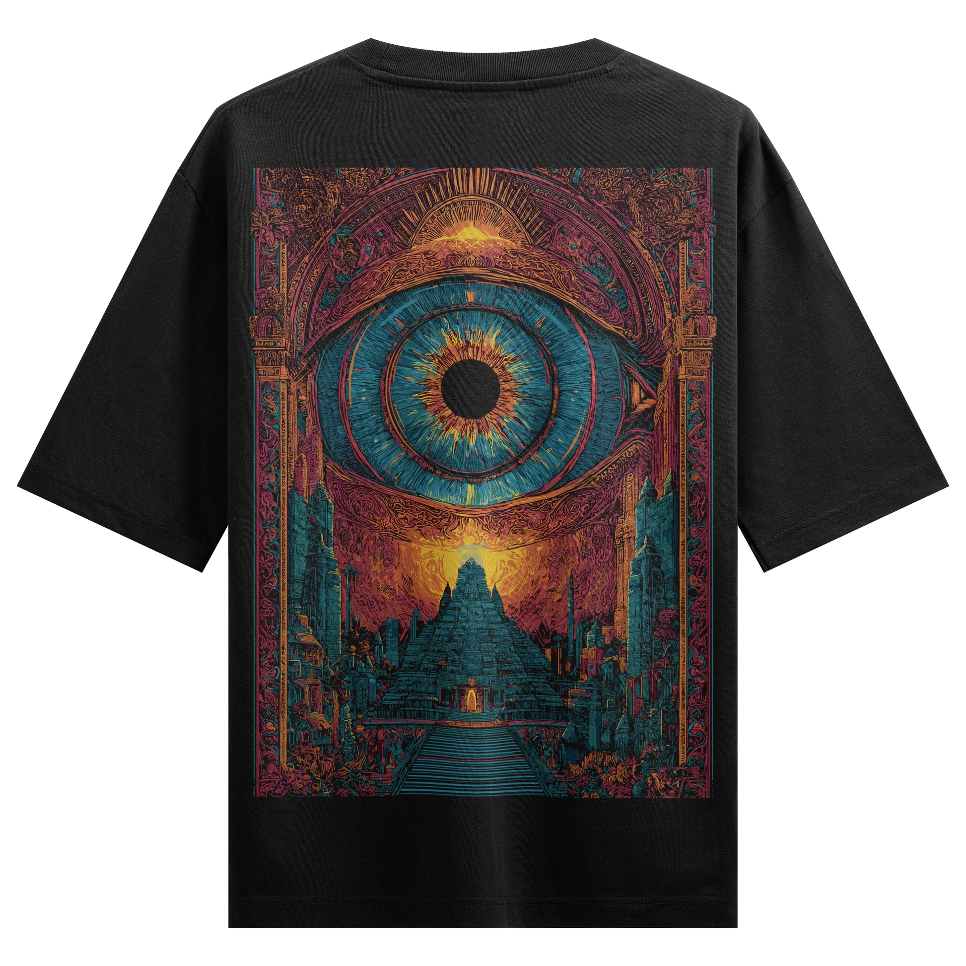 PRDGY Temple of Trance Oversized T-Shirt - PRDGY