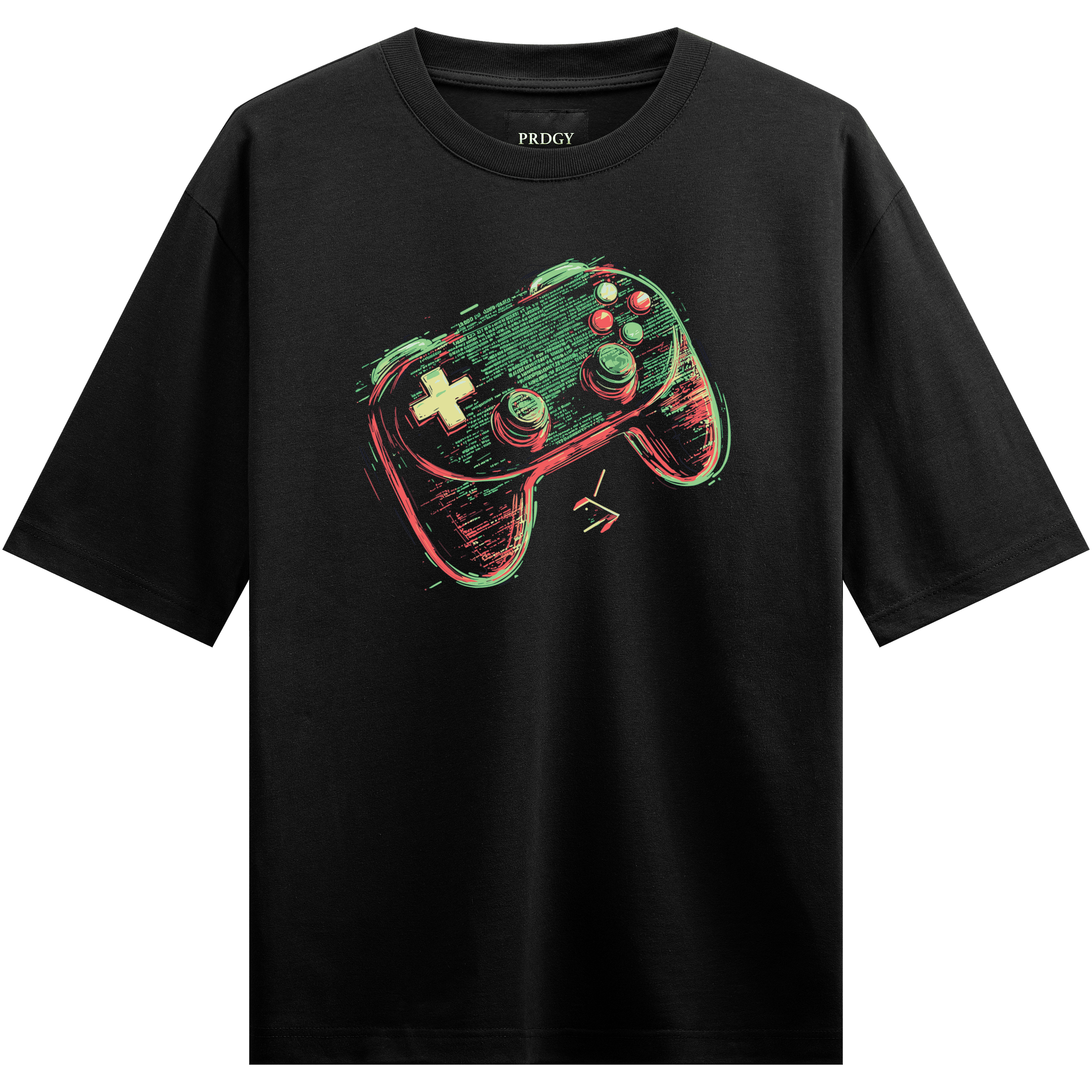 Prdgy The Coder’s Controller Oversized T-Shirt - PRDGY