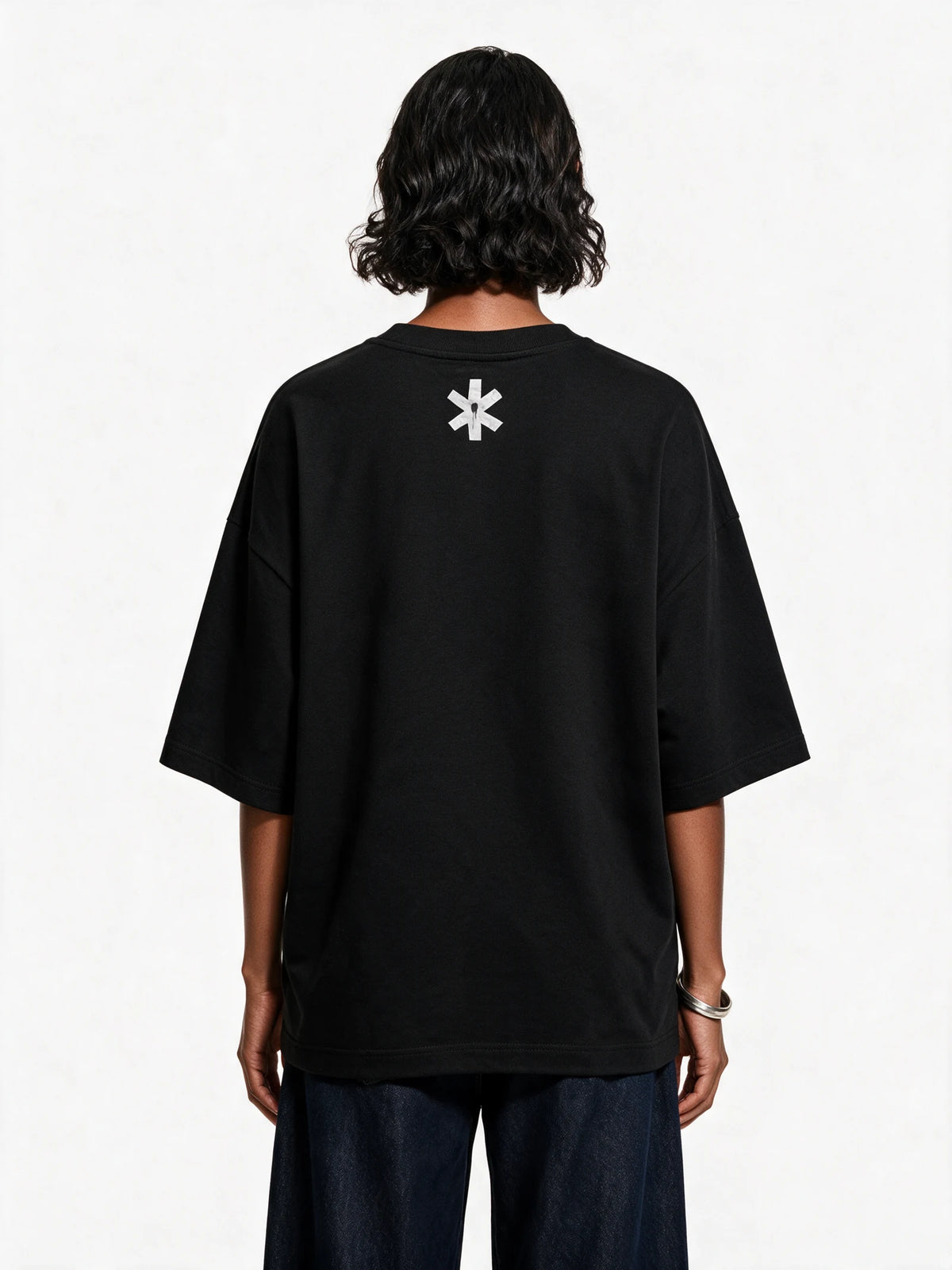 PRDGY The Endless Beginning Oversized T-Shirt — back view of T-shirt