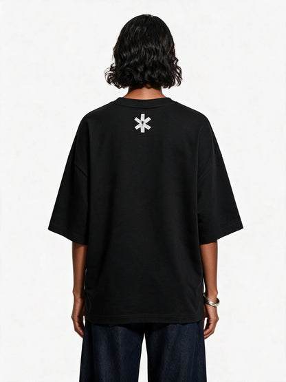 PRDGY The Endless Beginning Oversized T-Shirt — back view of T-shirt