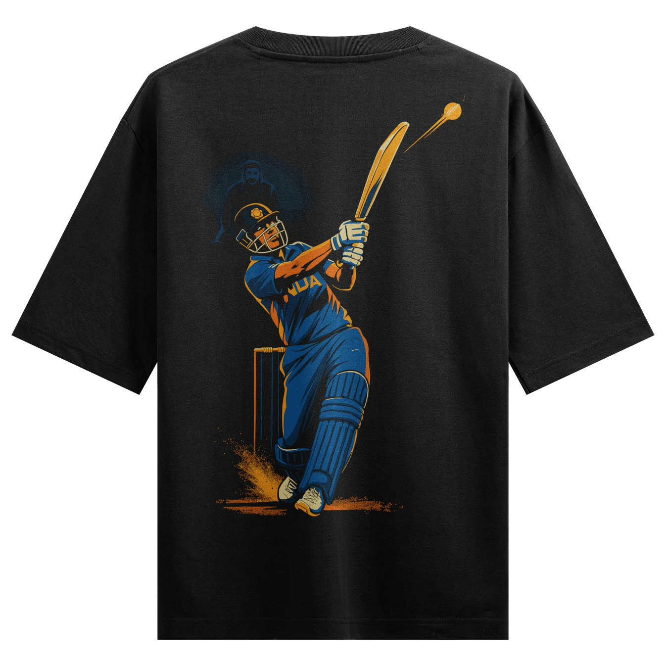 Cricket artwork on PRDGY oversized t-shirt