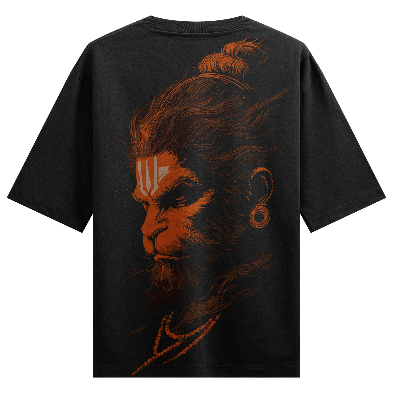 Hanuman artwork on PRDGY oversized t-shirt