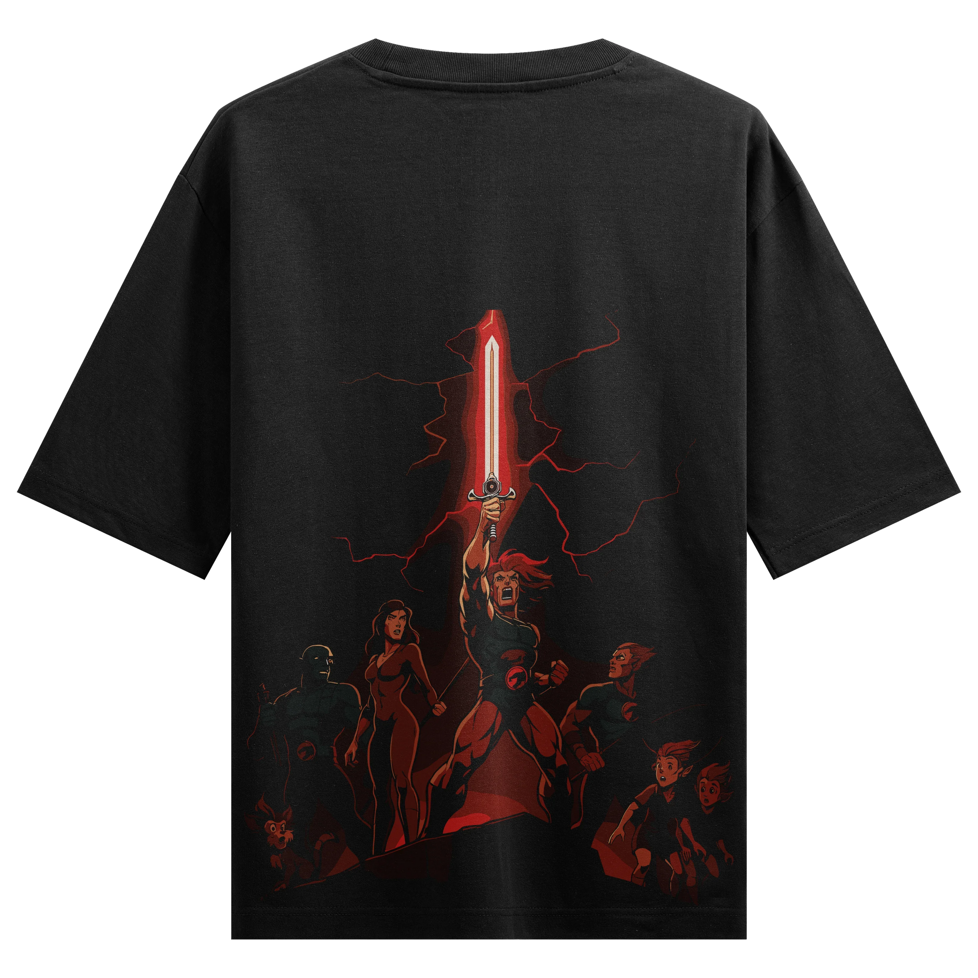 PRDGY Thunder Blood Oversized T-Shirt - PRDGY