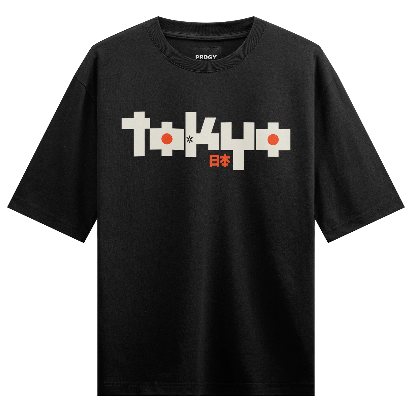 Tokyo artwork on PRDGY oversized t-shirt