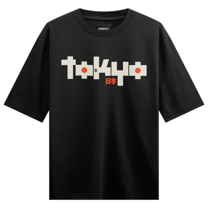 PRDGY Tokyo Nights Oversized T-Shirt - PRDGY
