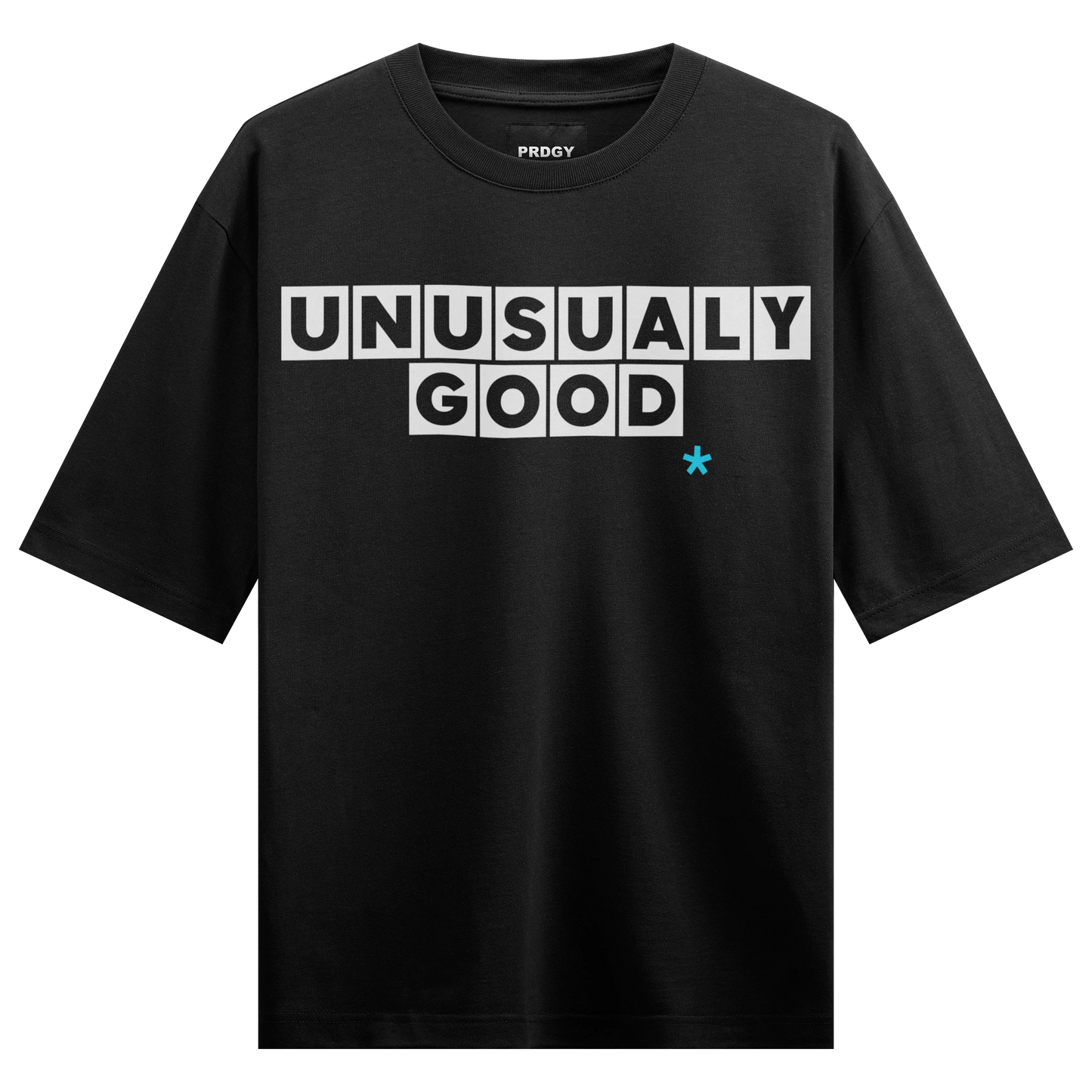 PRDGY Unusualy Bold Front Oversized T-Shirt. - PRDGY