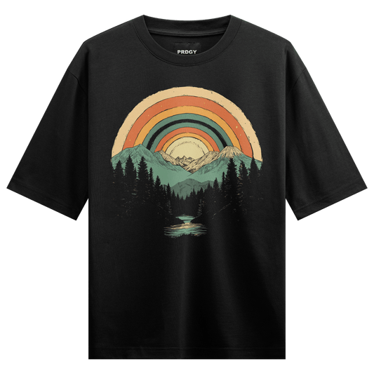 Prdgy VINTAGE SKY Front Oversized T-Shirt - PRDGY