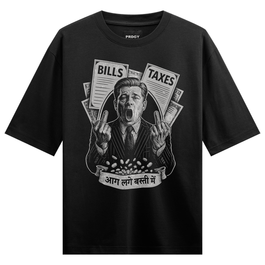 Rajneetik Goon Front Oversized T-Shirt - PRDGY