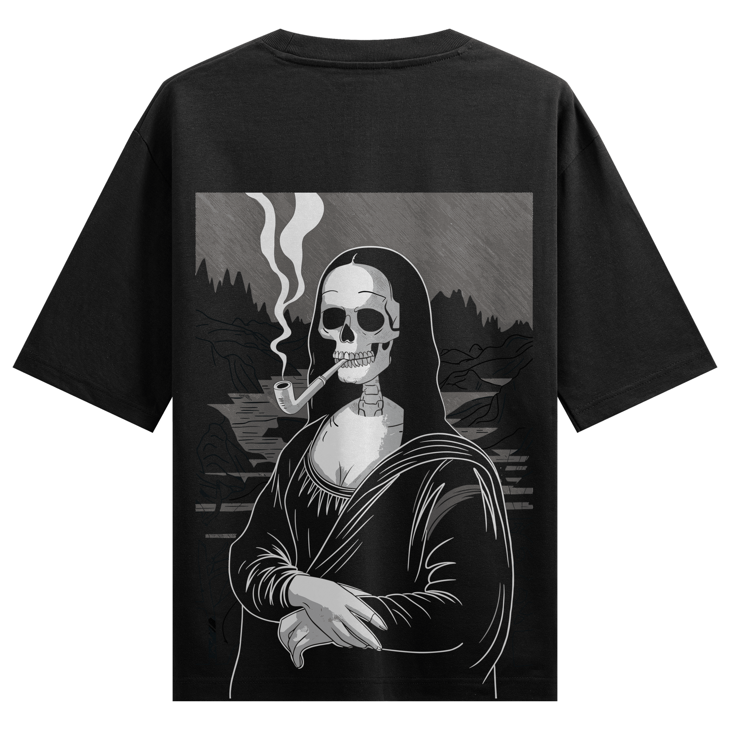 Smokey-Mona Back Oversized T-Shirt - PRDGY