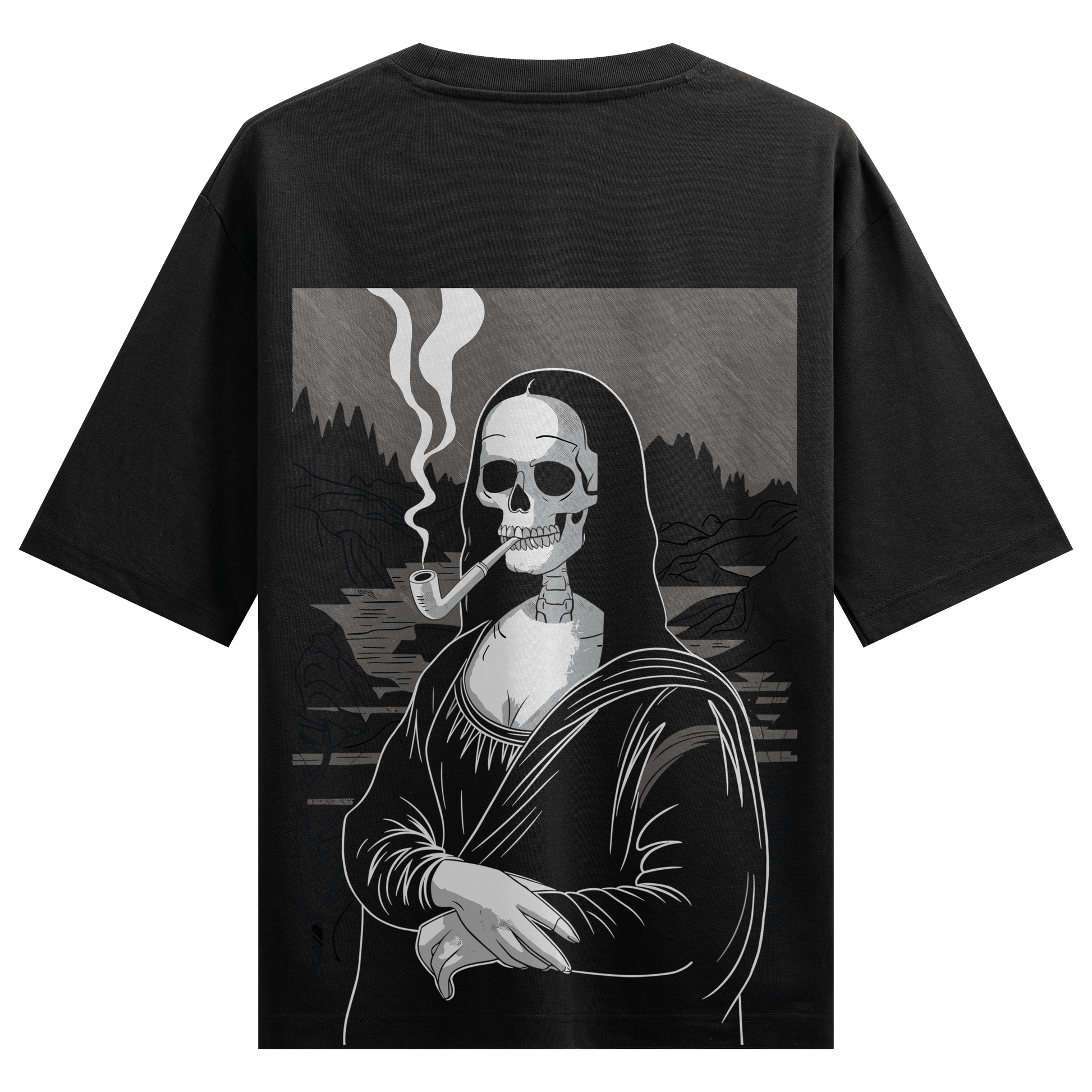 Smokey-Mona Back Oversized T-Shirt - PRDGY