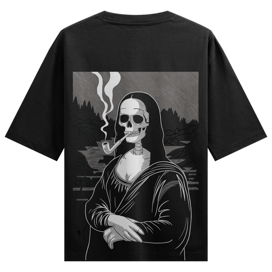 Smokey-Mona Back Oversized T-Shirt - PRDGY