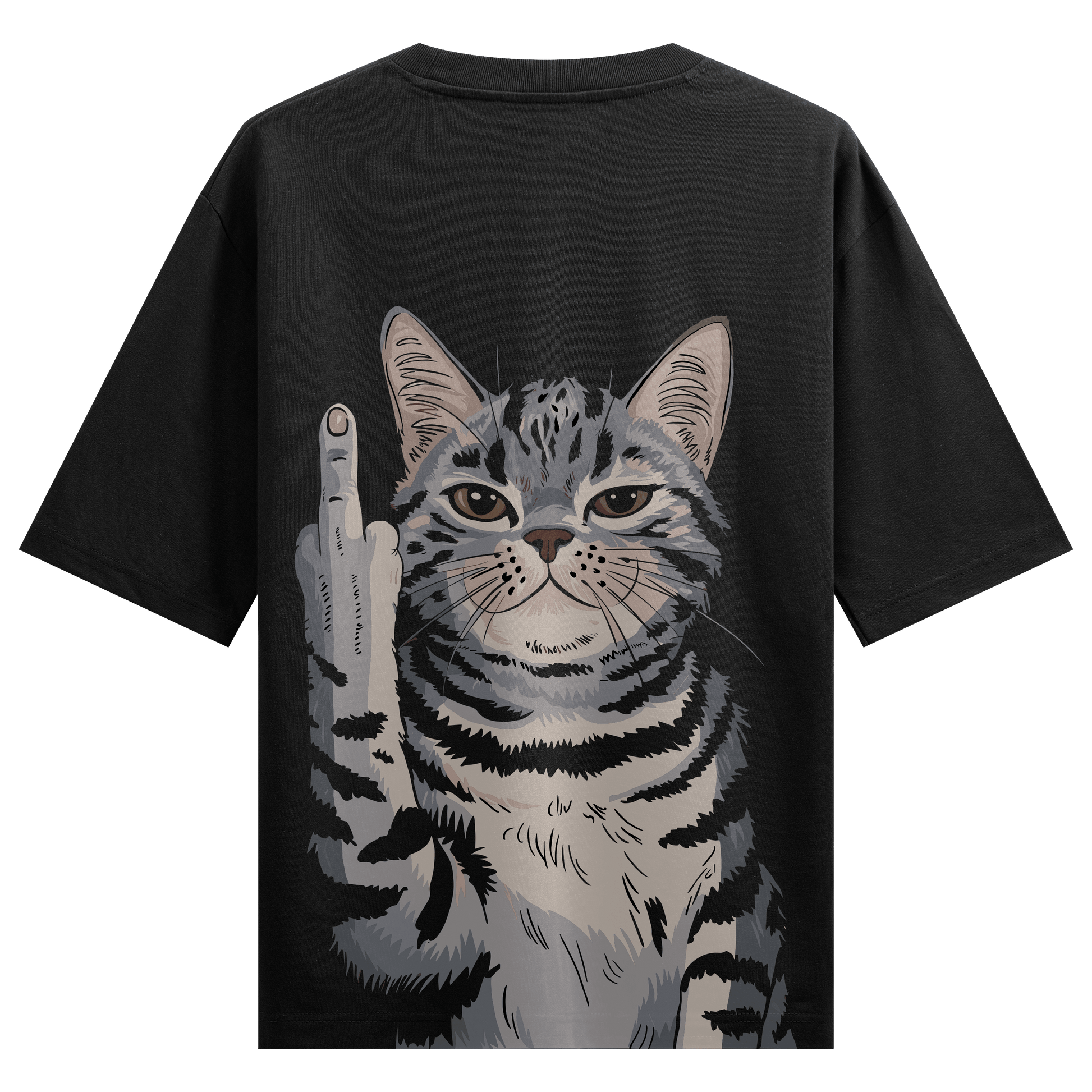 Stud Billa Back Oversized T-Shirt - PRDGY