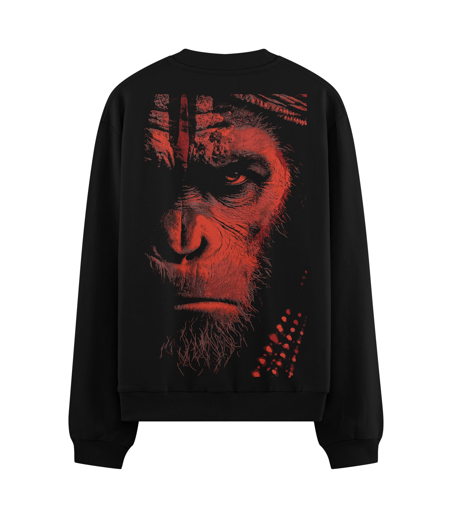 PRDGY Red Is the Warning Oversized Sweatshirt