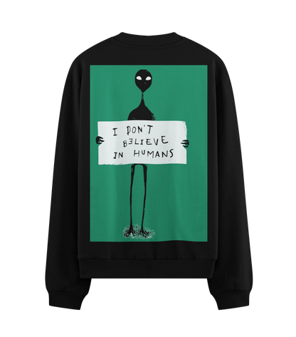 PRDGY No Faith Detected Oversized Sweatshirt