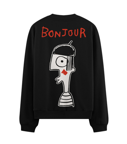 PRDGY Bonjour Bizarre Oversized Sweatshirt